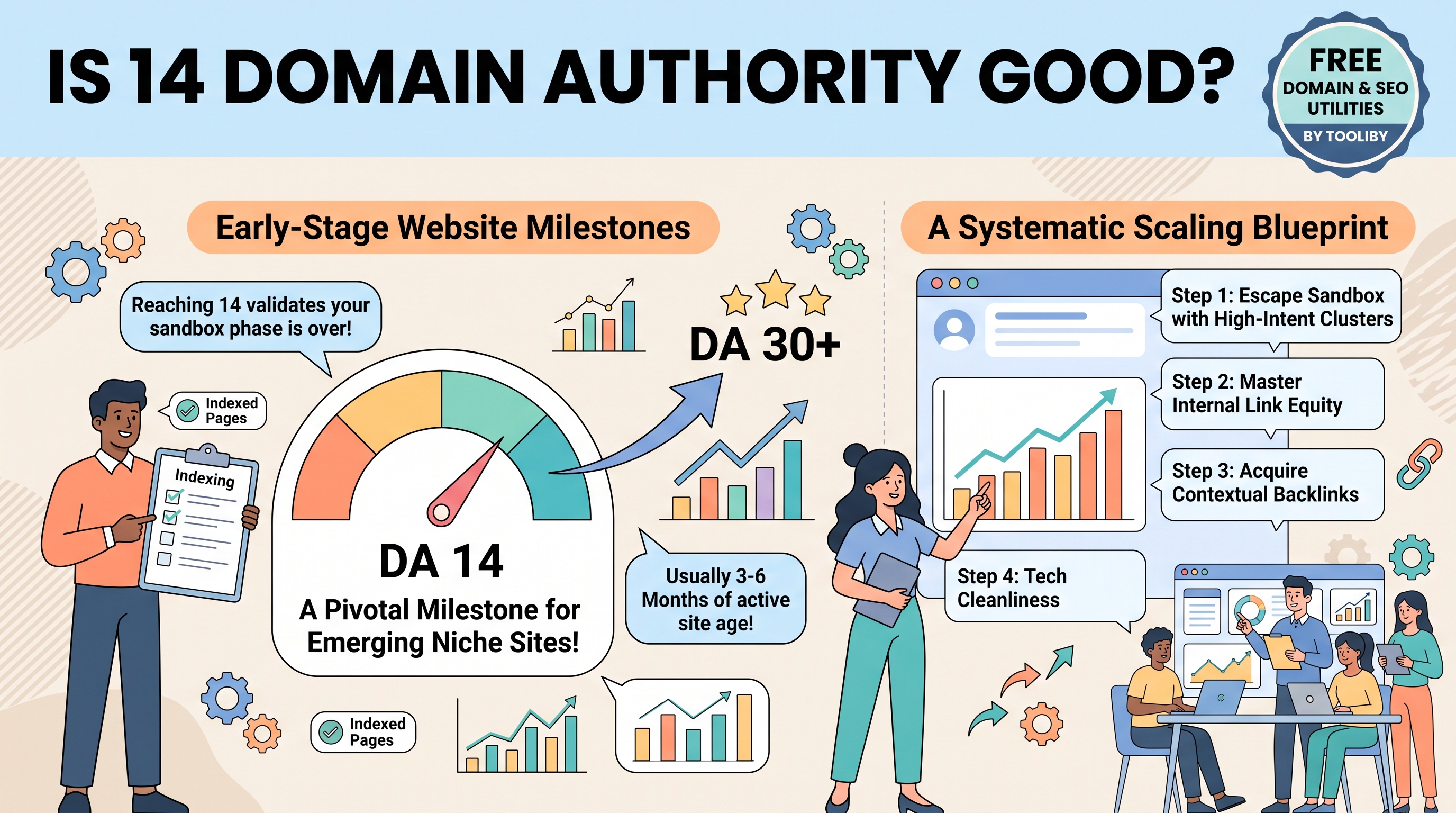 Is 14 Domain Authority Good? (How to Scale Early Stage Sites & Domain Age)