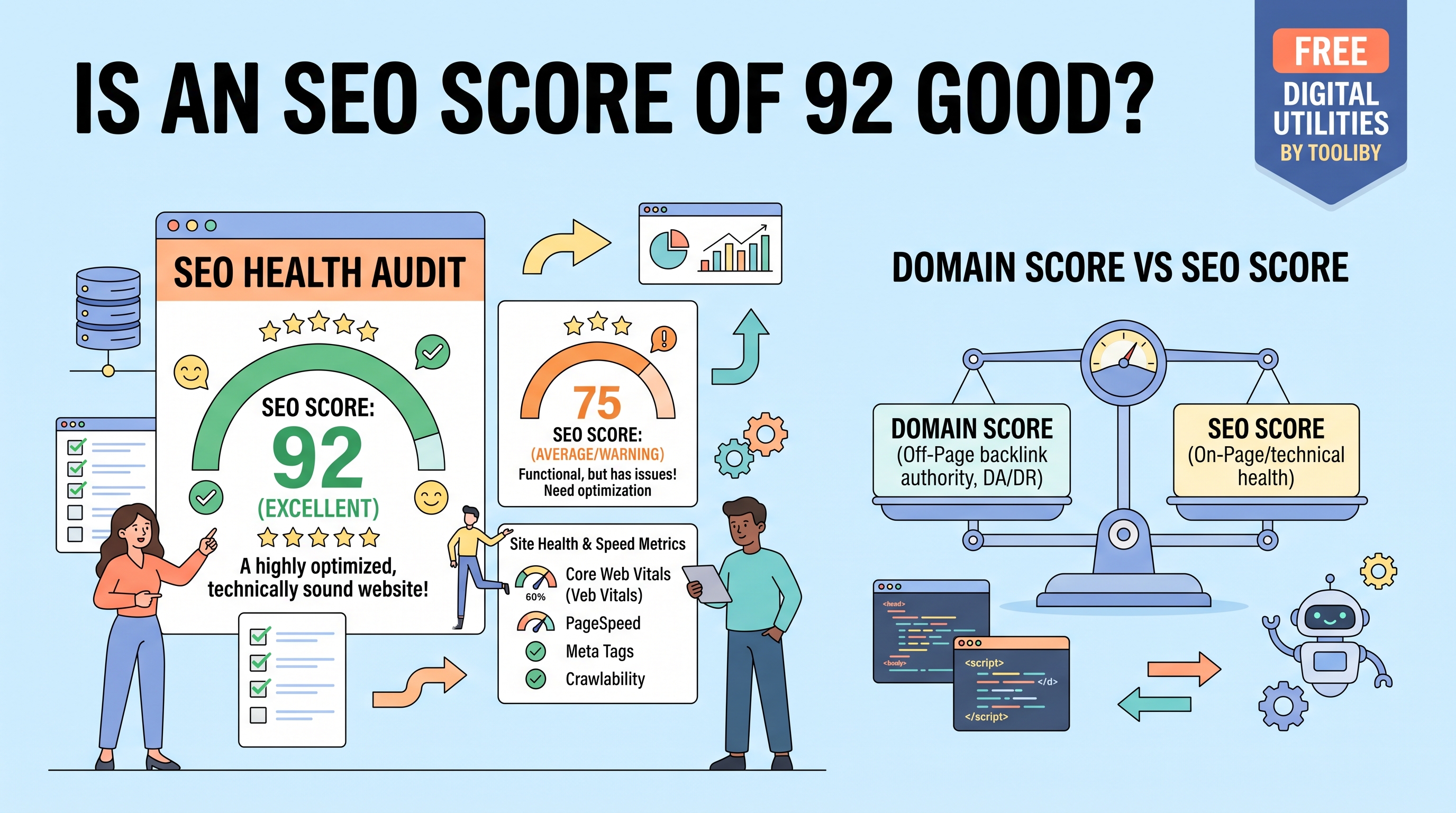Is an SEO Score of 92 Good? (Understanding Site Audit Scores & Spam Scores)
