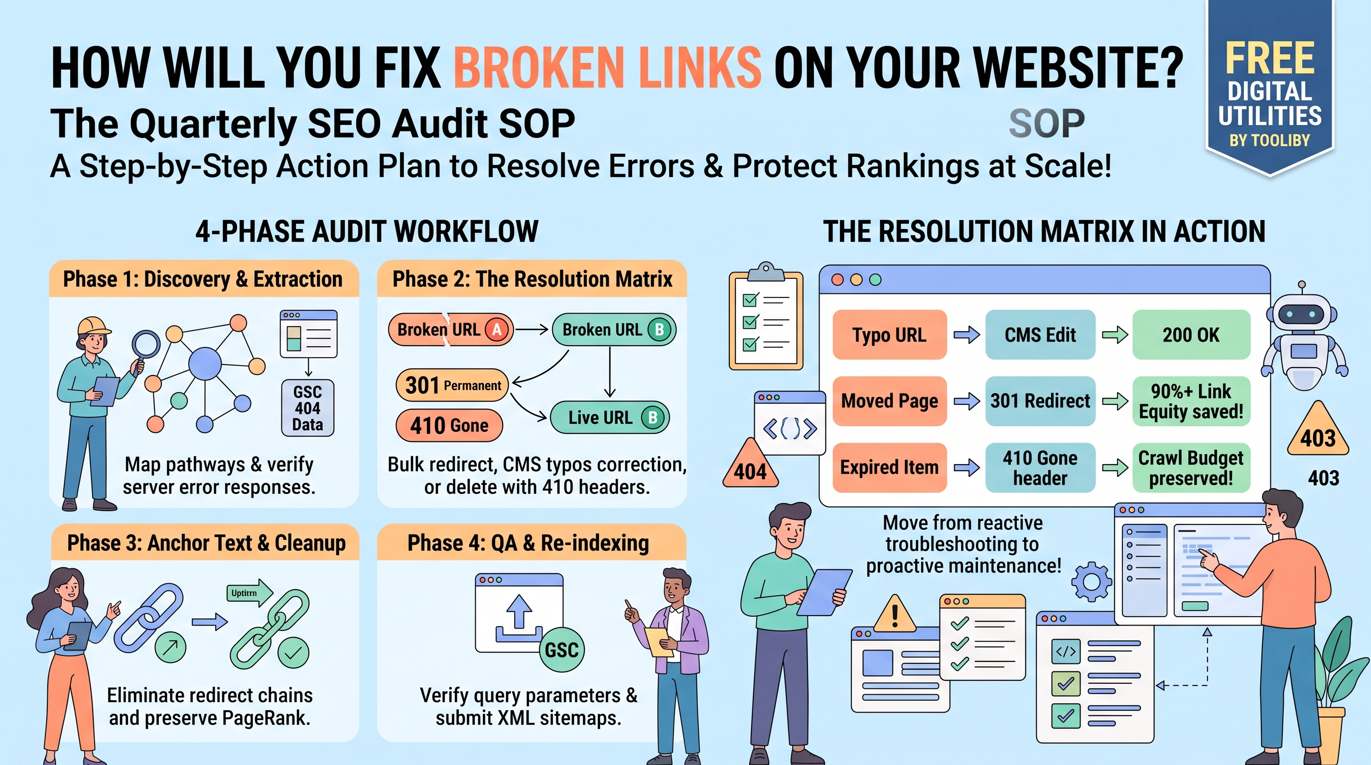 How Will You Fix Broken Links on Your Website? (The Quarterly SEO Audit SOP)