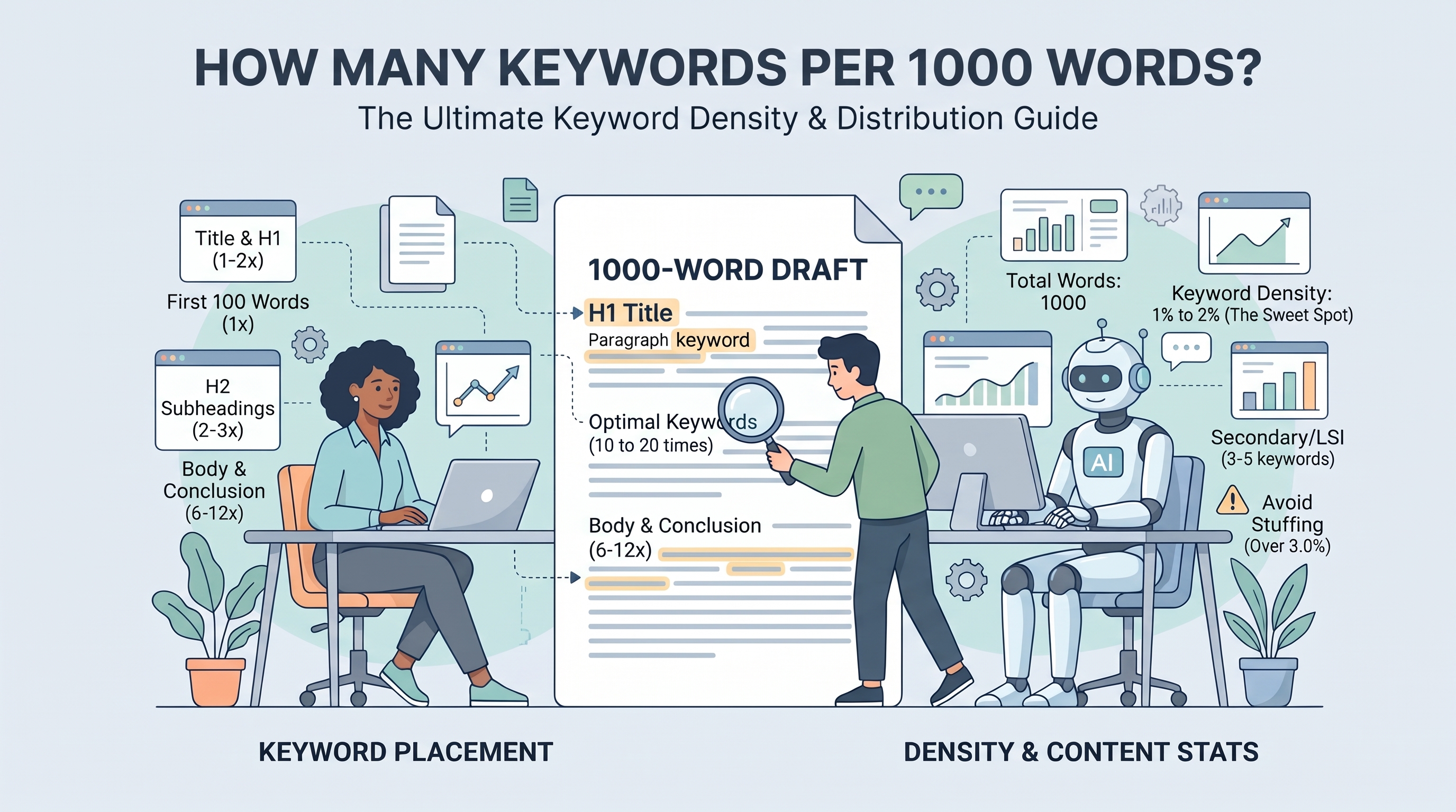 How Many Keywords Per 1000 Words? (The Ultimate Keyword Density Guide)
